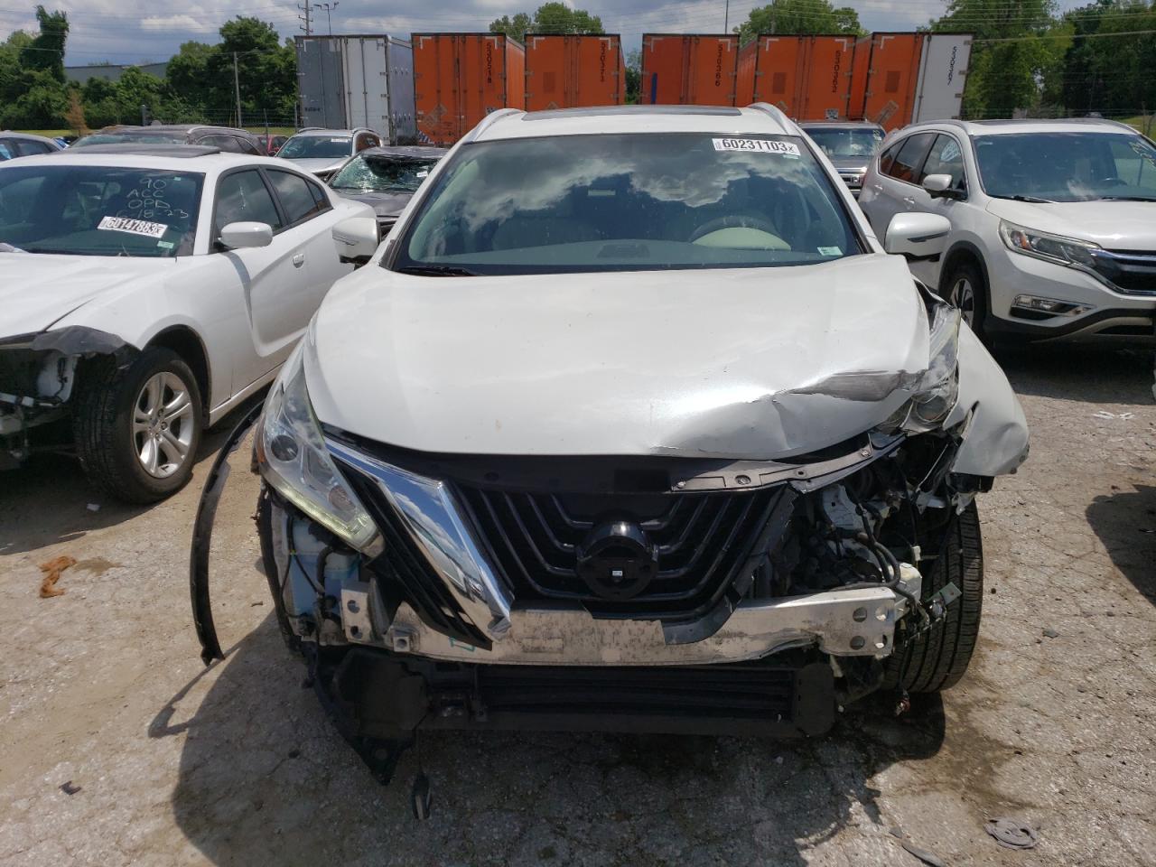 2015 Nissan Murano S VIN: 5N1AZ2MG2FN226335 Lot: 60231103