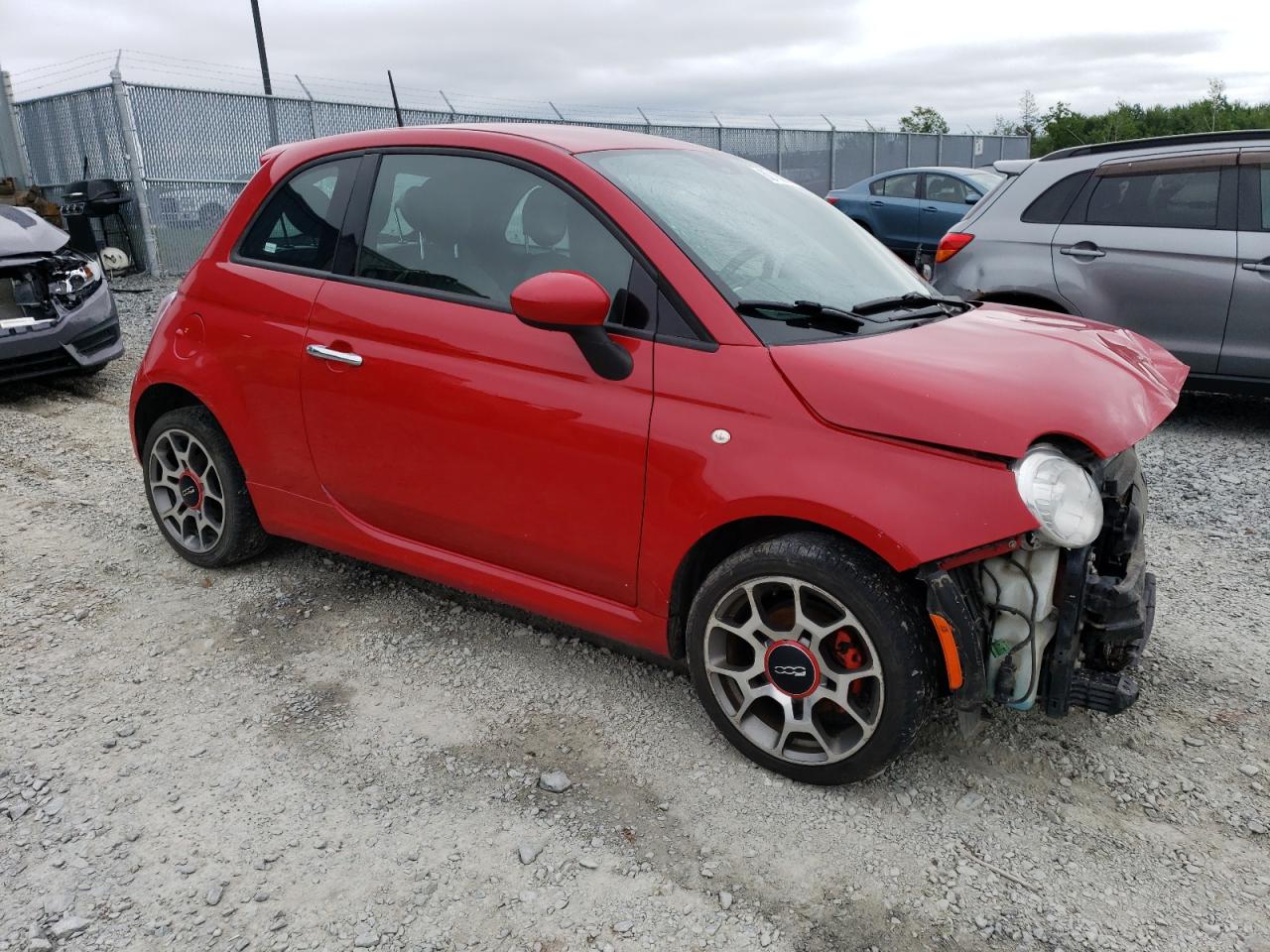 2015 Fiat 500 Sport VIN: 3C3CFFBR4FT594361 Lot: 62190274