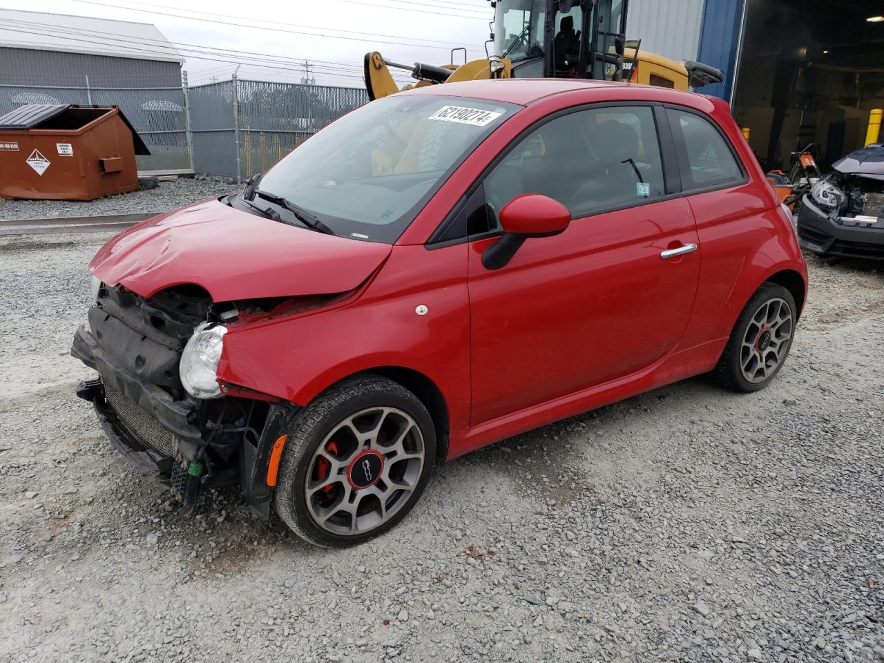 2015 Fiat 500 Sport VIN: 3C3CFFBR4FT594361 Lot: 62190274