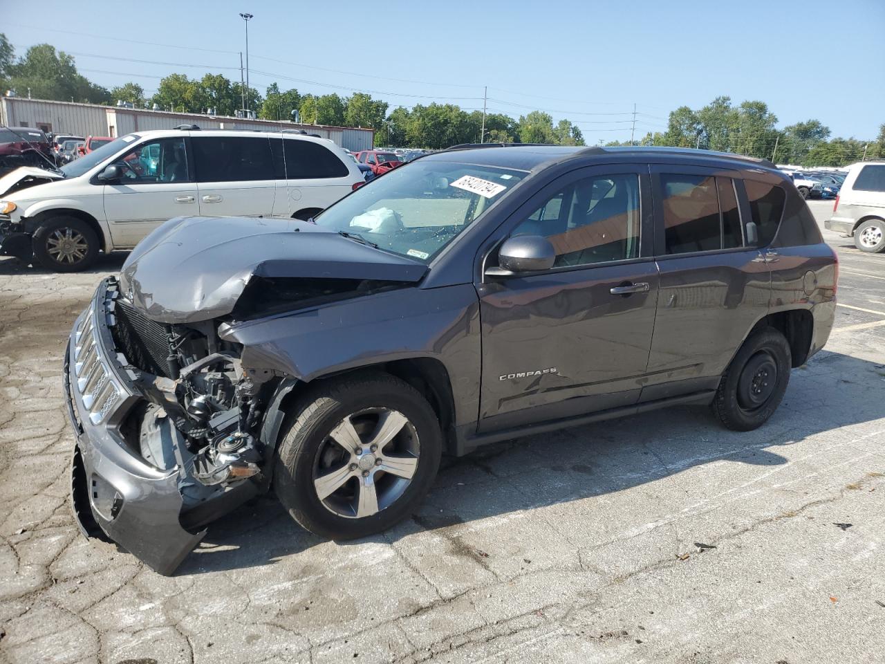 2016 Jeep Compass Latitude VIN: 1C4NJDEB1GD708104 Lot: 68420794