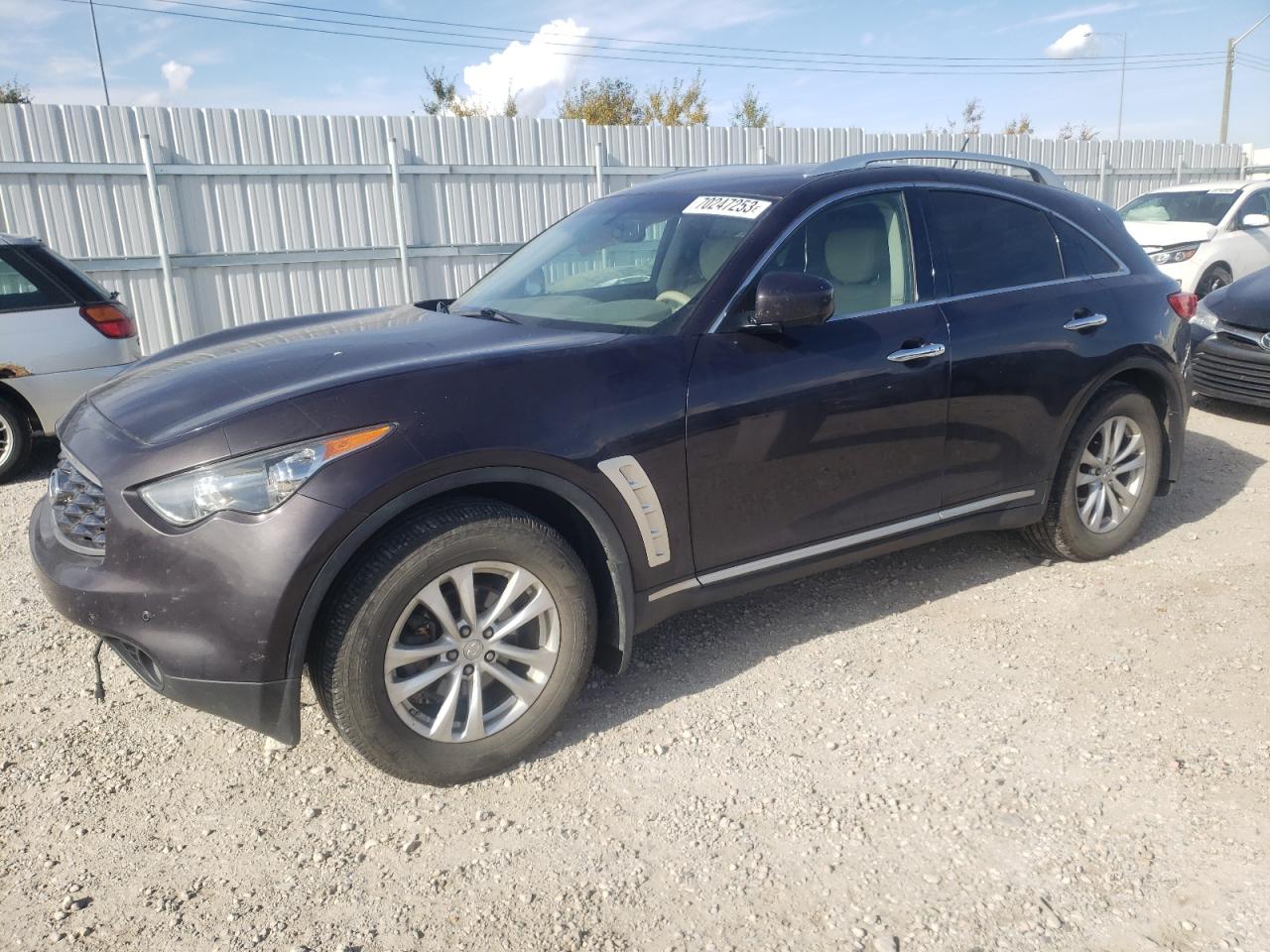 2010 Infiniti Fx35 VIN: JN8AS1MW4AM856502 Lot: 70247253