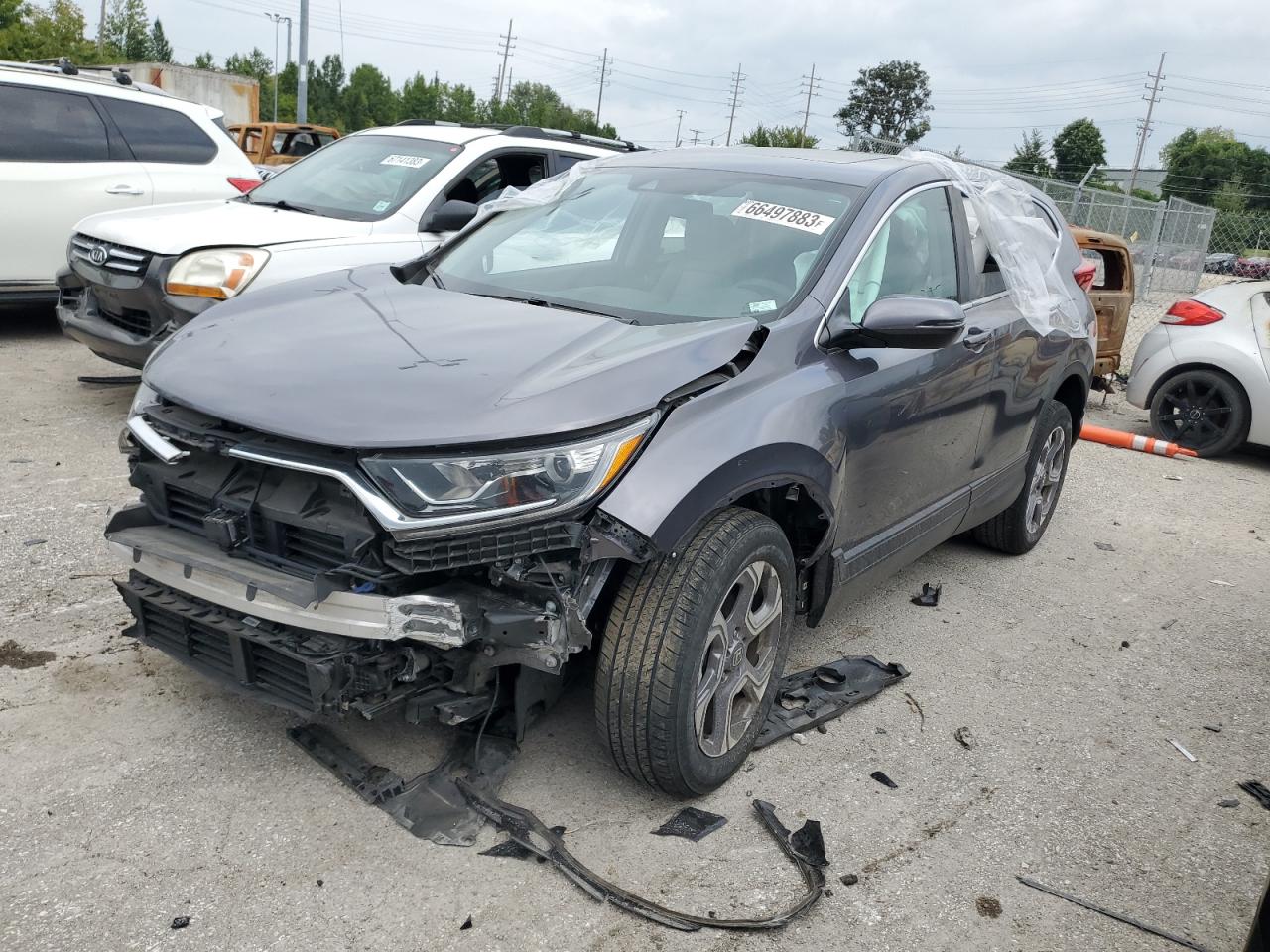 2019 Honda Cr-V Ex VIN: 7FARW2H54KE059496 Lot: 66497883