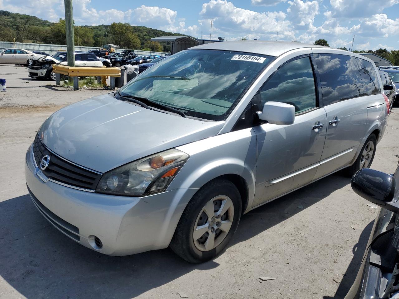 2007 Nissan Quest S VIN: 5N1BV28U07N125179 Lot: 70495494