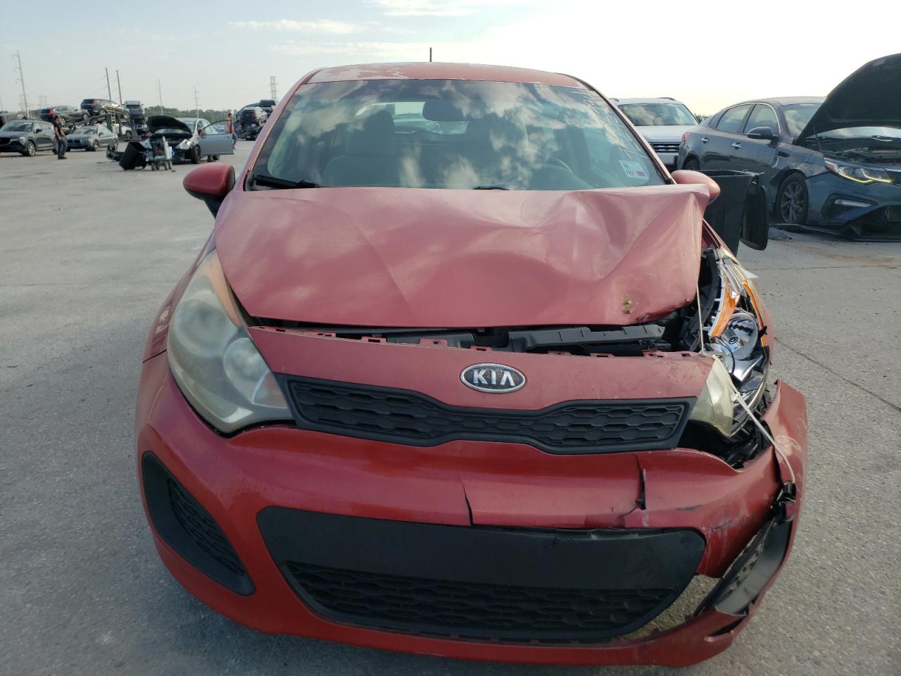 2012 Kia Rio Lx VIN: KNADM5A3XC6078649 Lot: 72245794