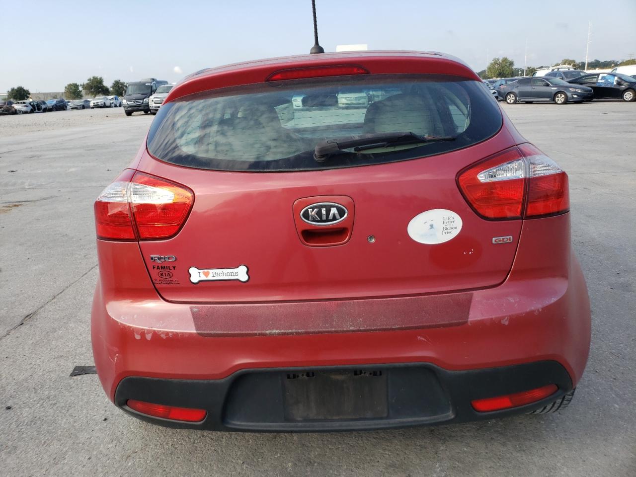 2012 Kia Rio Lx VIN: KNADM5A3XC6078649 Lot: 72245794