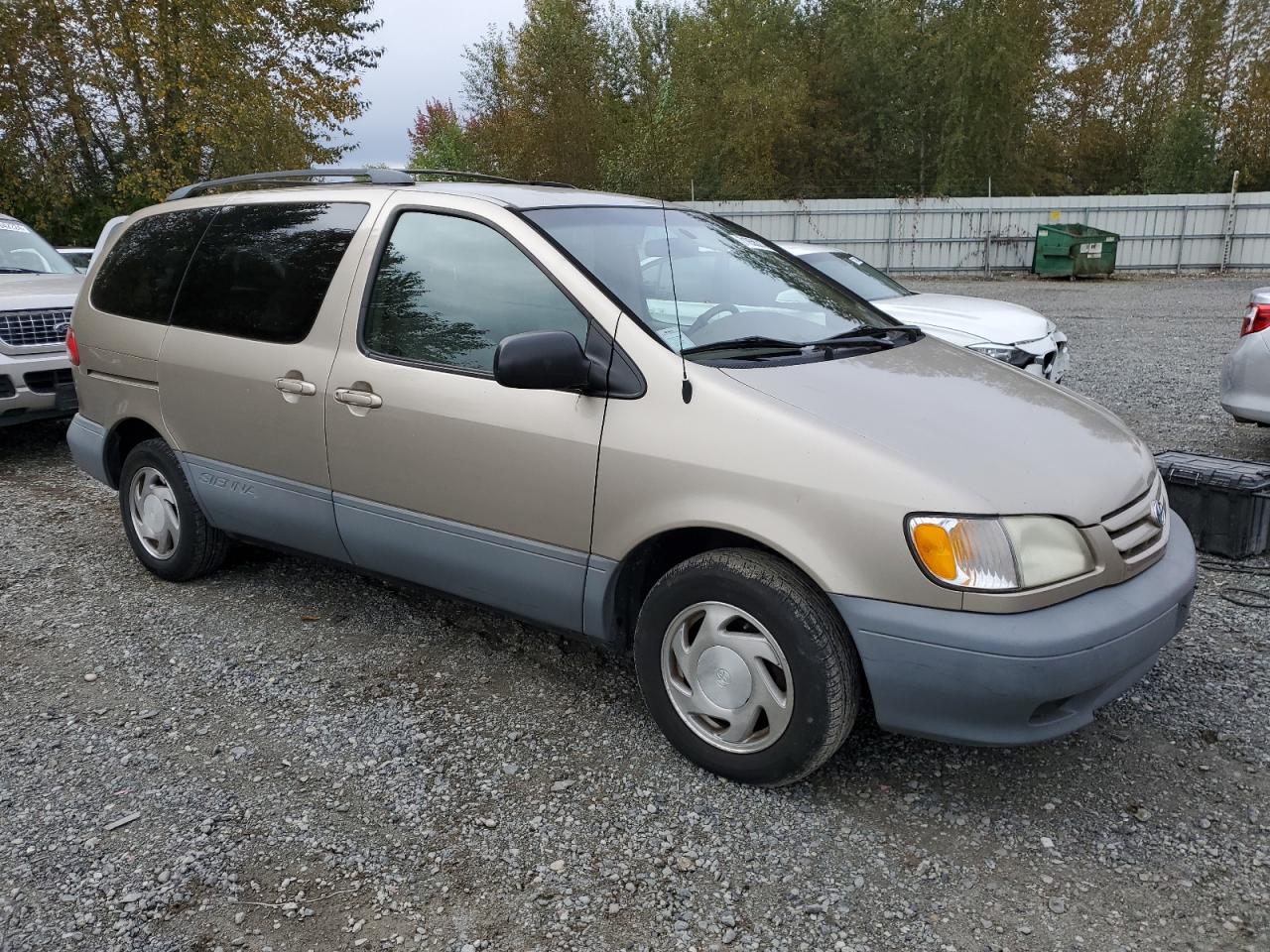 2001 Toyota Sienna Le VIN: 4T3ZF13C11U382702 Lot: 71856214