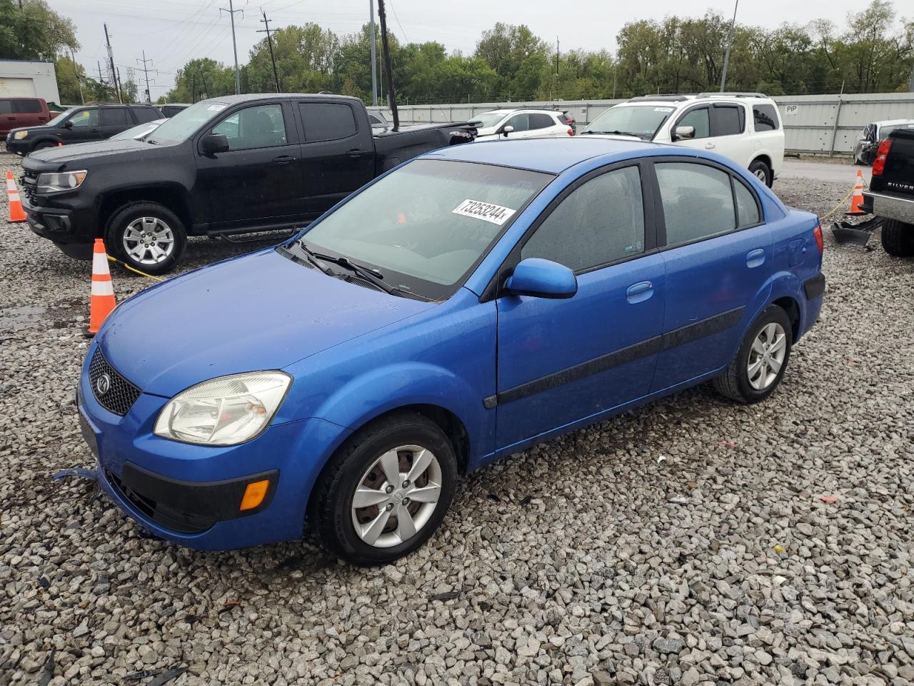 2009 Kia Rio Base VIN: KNADE223996570592 Lot: 88331875