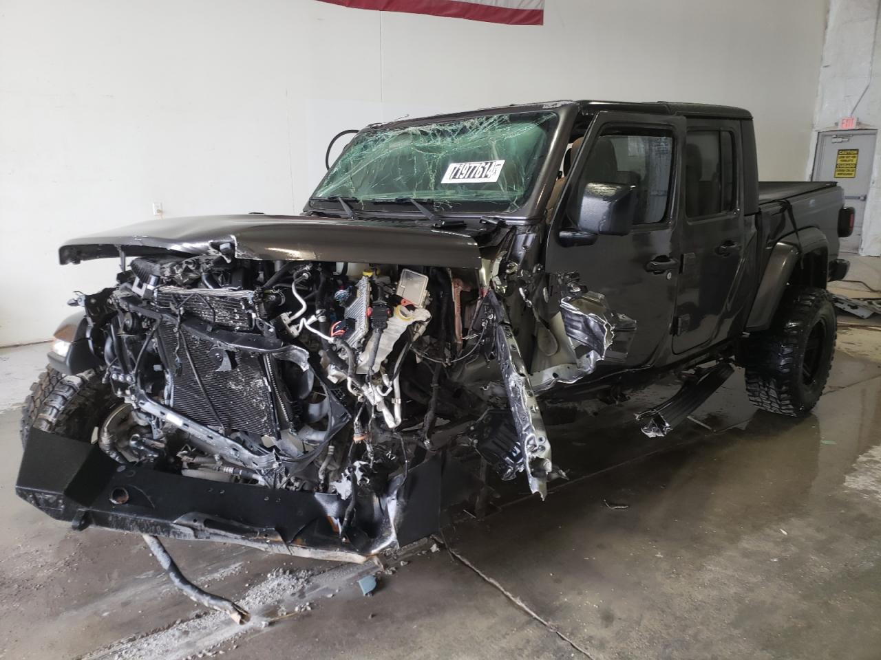 2021 Jeep Gladiator Overland VIN: 1C6HJTFGXML586269 Lot: 84187154