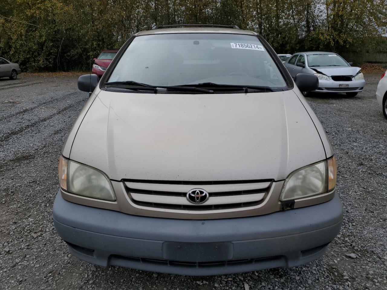 2001 Toyota Sienna Le VIN: 4T3ZF13C11U382702 Lot: 71856214