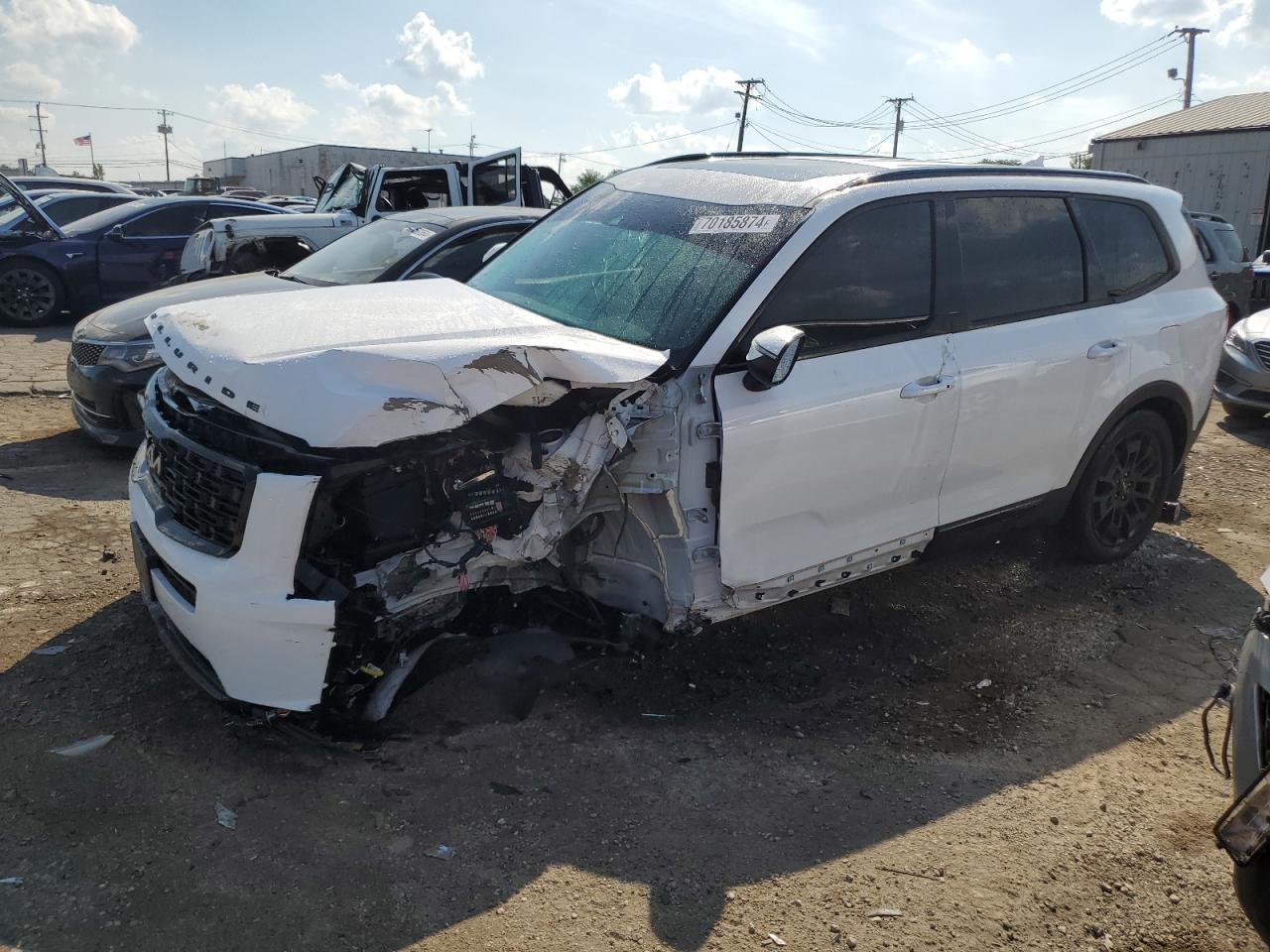 2022 Kia Telluride Ex VIN: 5XYP3DHC1NG292352 Lot: 70185874