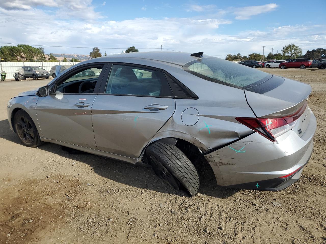 2022 Hyundai Elantra Sel VIN: 5NPLM4AG6NH077213 Lot: 71412384