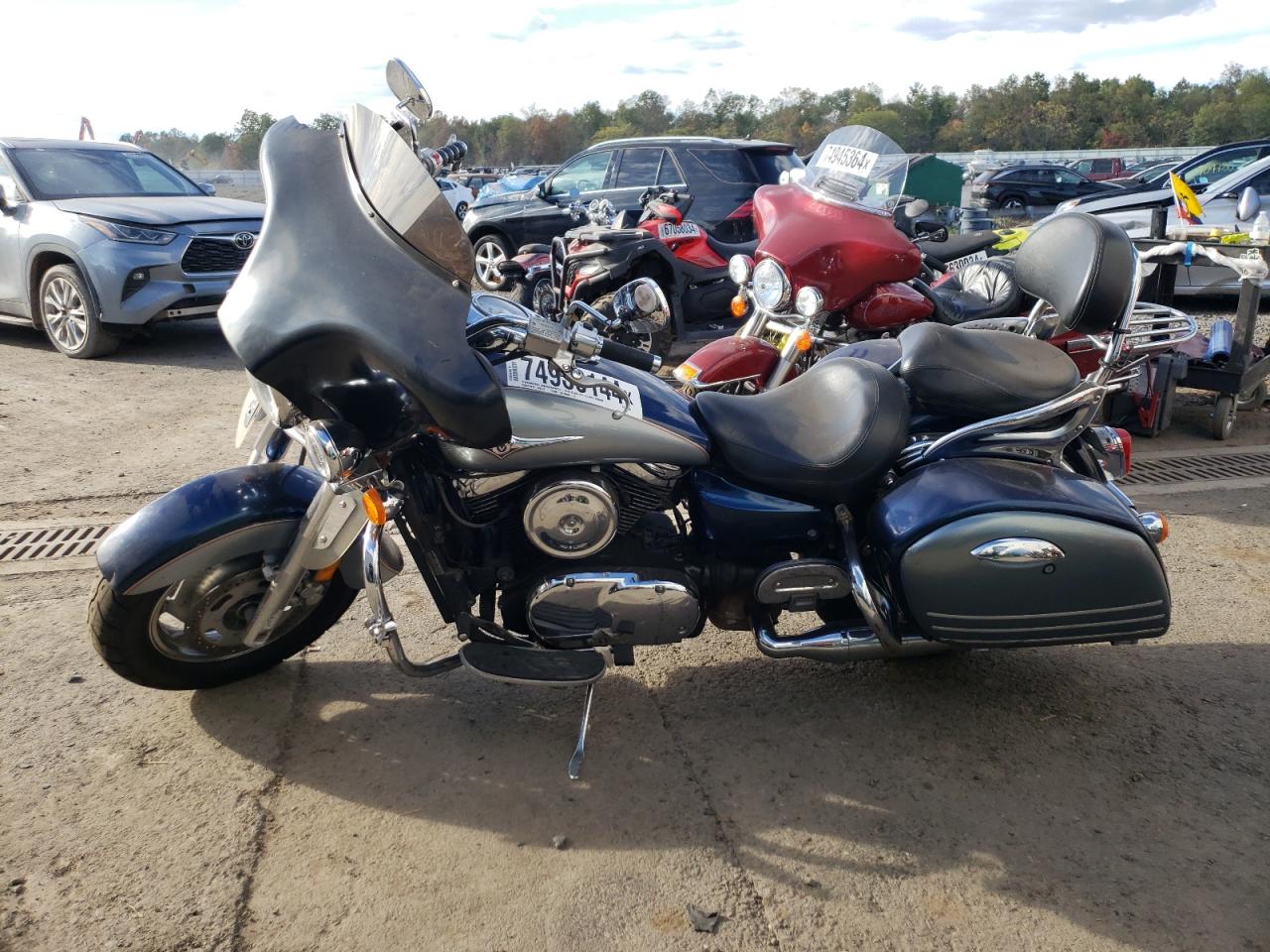 2008 Kawasaki Vn1600 D VIN: JKBVNKD168A019833 Lot: 74930144