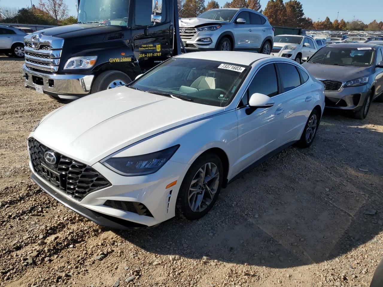 2021 Hyundai Sonata Sel VIN: KMHL64JA9MA158570 Lot: 73371603