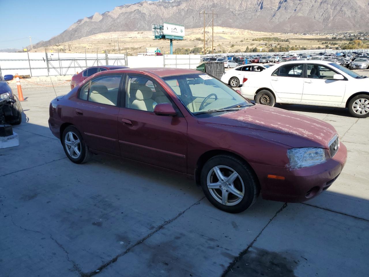 2002 Hyundai Elantra Gls VIN: KMHDN45DX2U423195 Lot: 80166384