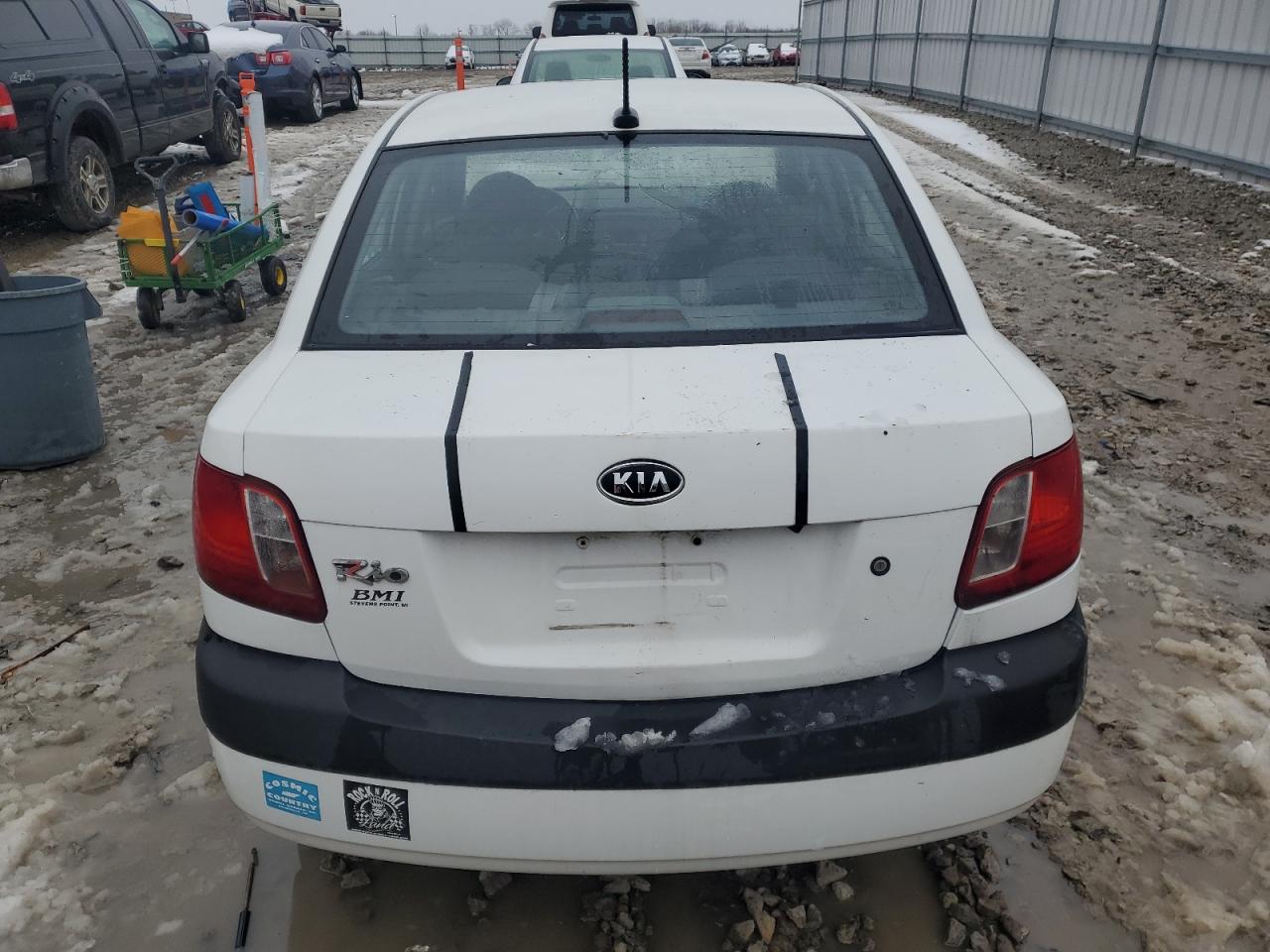 2010 Kia Rio Lx VIN: KNADH4A3XA6682813 Lot: 81695204