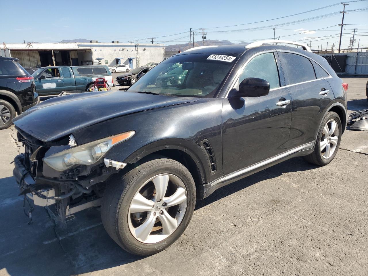 2010 Infiniti Fx35 VIN: JN8AS1MU8AM803025 Lot: 81316254