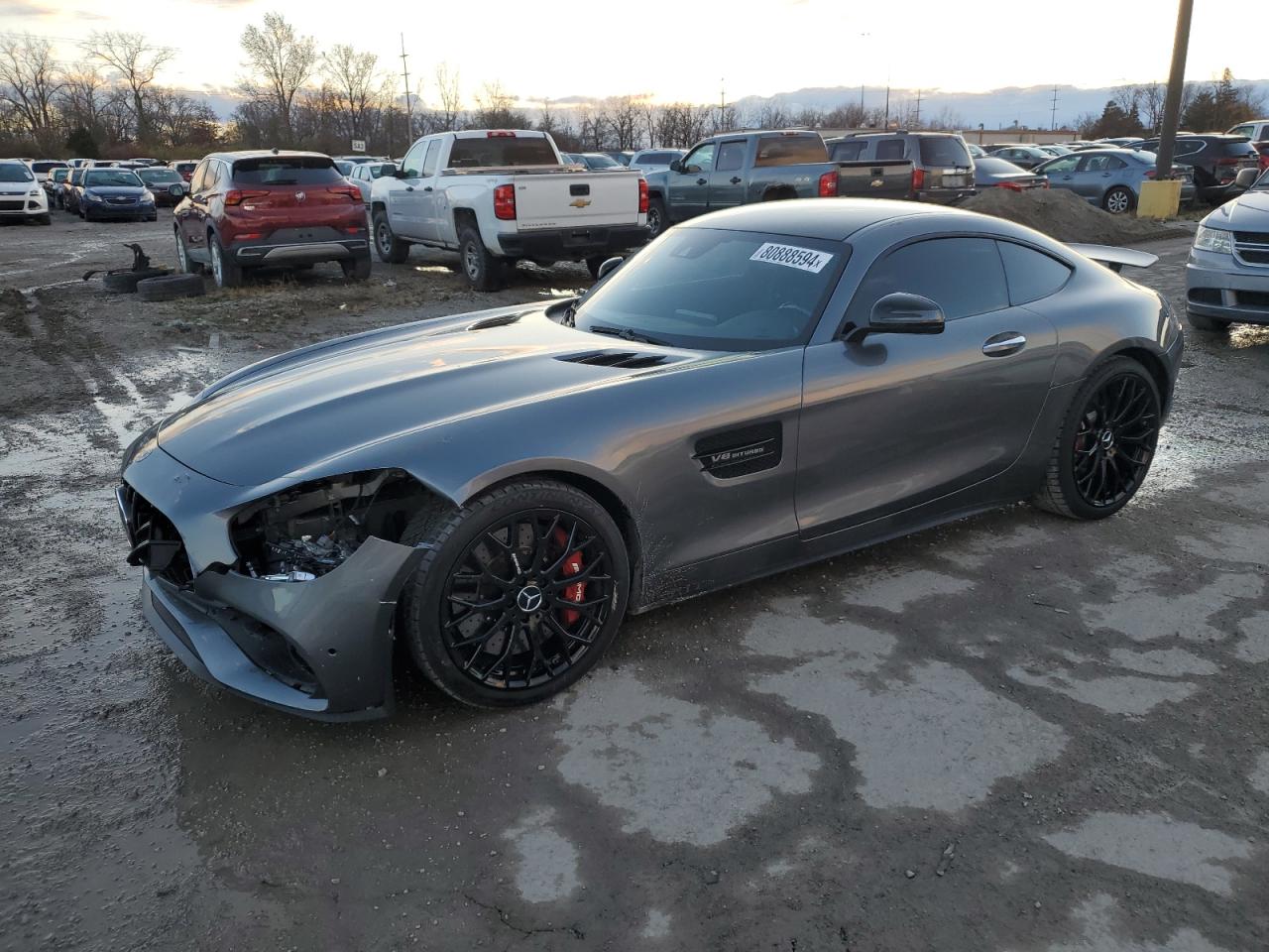 2021 Mercedes-Benz Amg Gt VIN: W1KYJ8CA5MA041877 Lot: 80888594