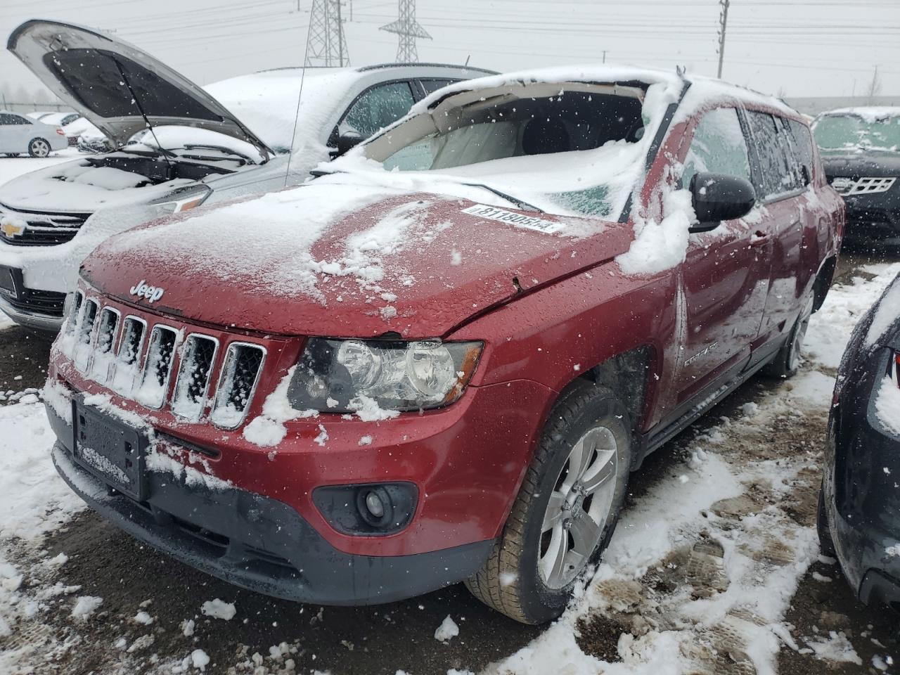 1C4NJCBB8ED625958 2014 Jeep Compass Sport