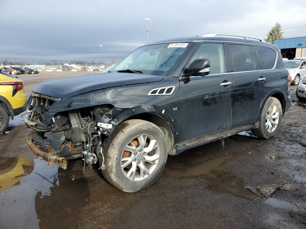 2014 Infiniti Qx80 VIN: JN8AZ2NE7E9063744 Lot: 81781423