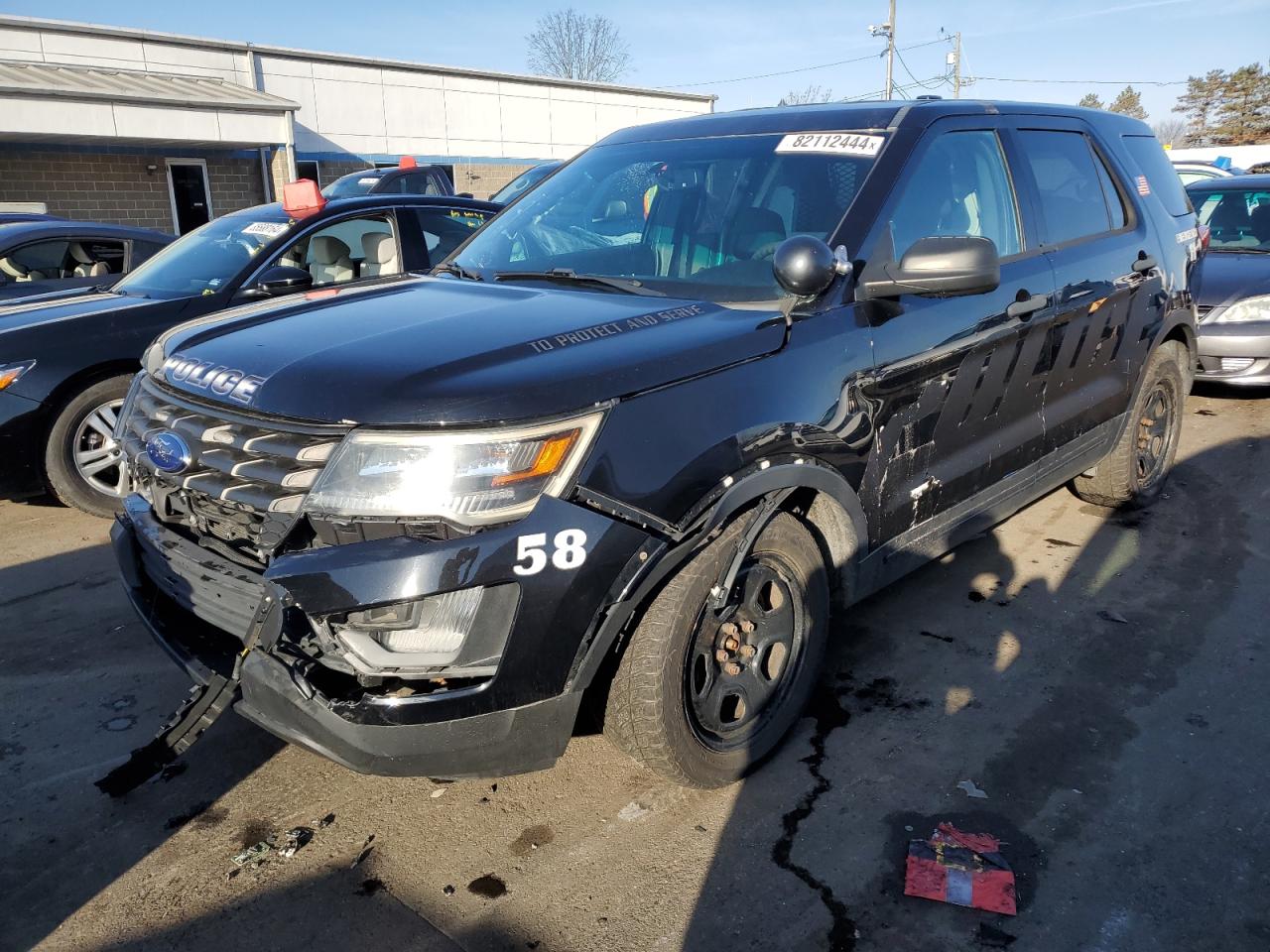 2016 Ford Explorer Police Interceptor VIN: 1FM5K8AR2GGC92002 Lot: 82112444