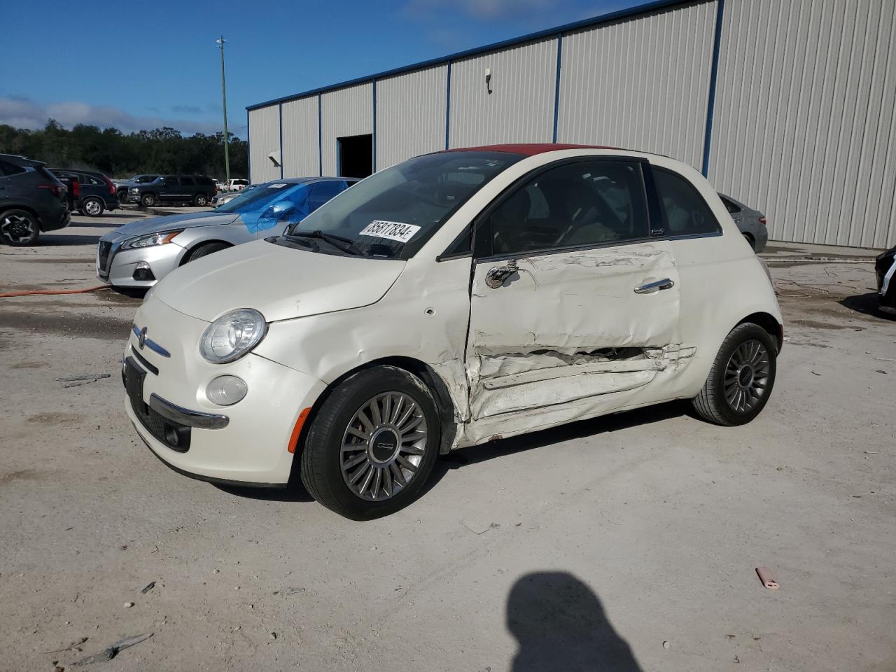 2013 Fiat 500 Lounge VIN: 3C3CFFER3DT598510 Lot: 85817834