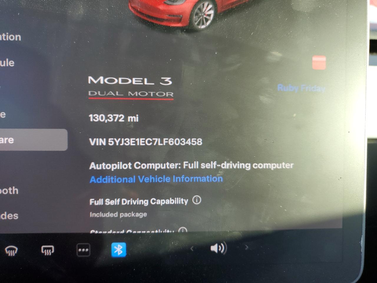 2020 Tesla Model 3 VIN: 5YJ3E1EC7LF603458 Lot: 83106074