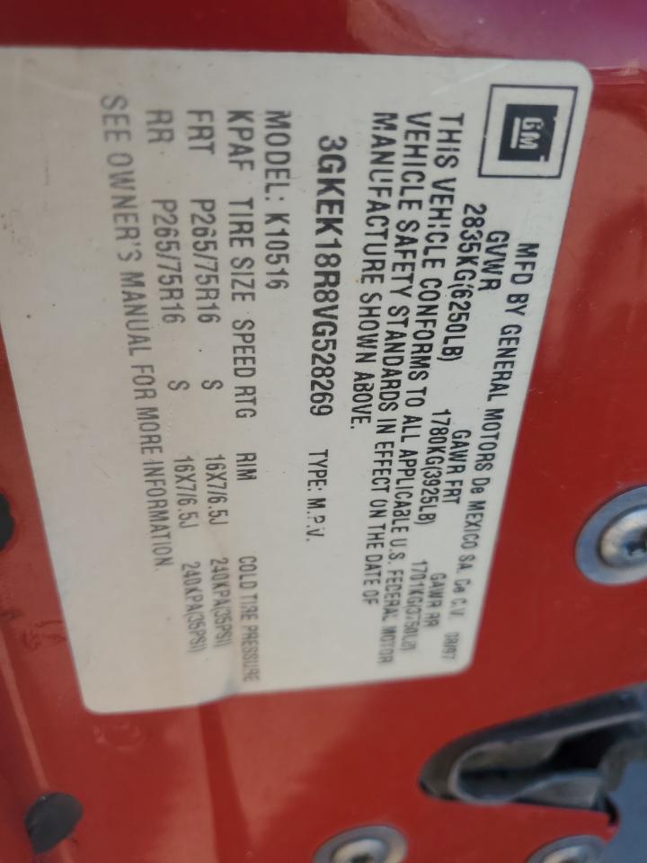 3GKEK18R8VG528269 1997 GMC Yukon