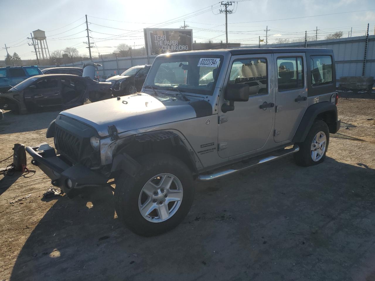 1C4BJWDG9EL290342 2014 Jeep Wrangler Unlimited Sport