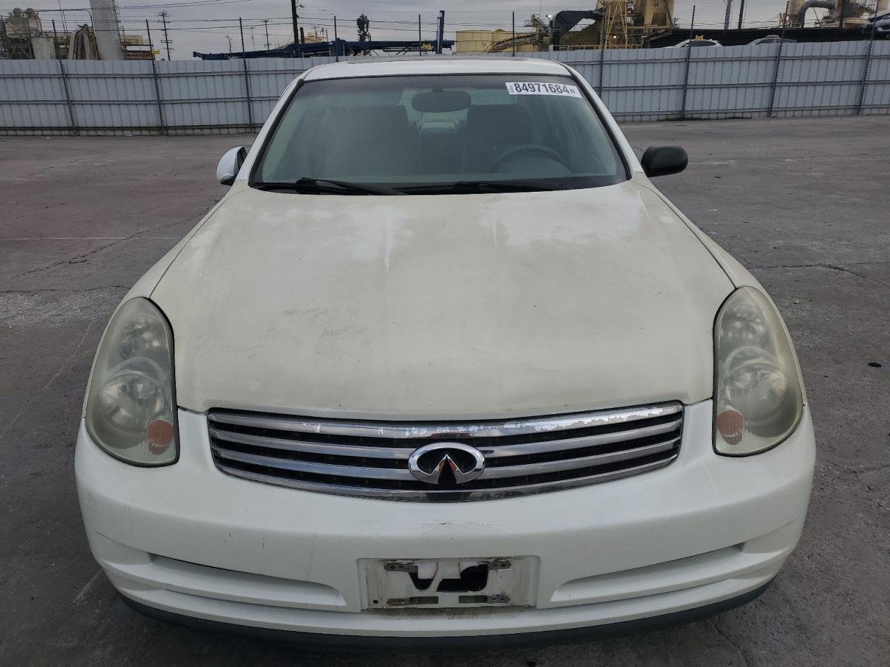 2003 Infiniti G35 VIN: JNKCV51E53M302739 Lot: 84971684