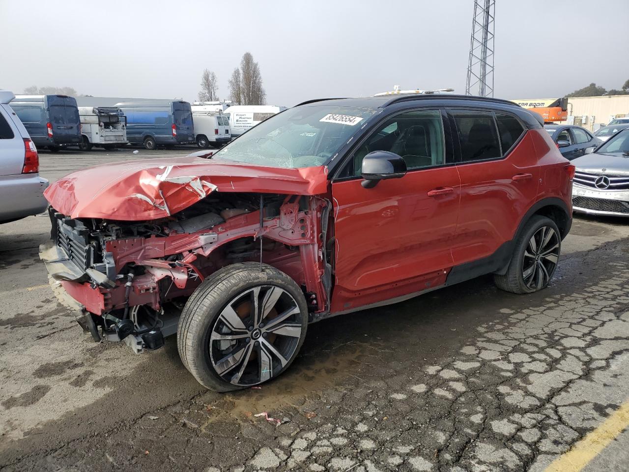 2022 Volvo Xc40 P8 Recharge Plus VIN: YV4ED3UR4N2717241 Lot: 85426554