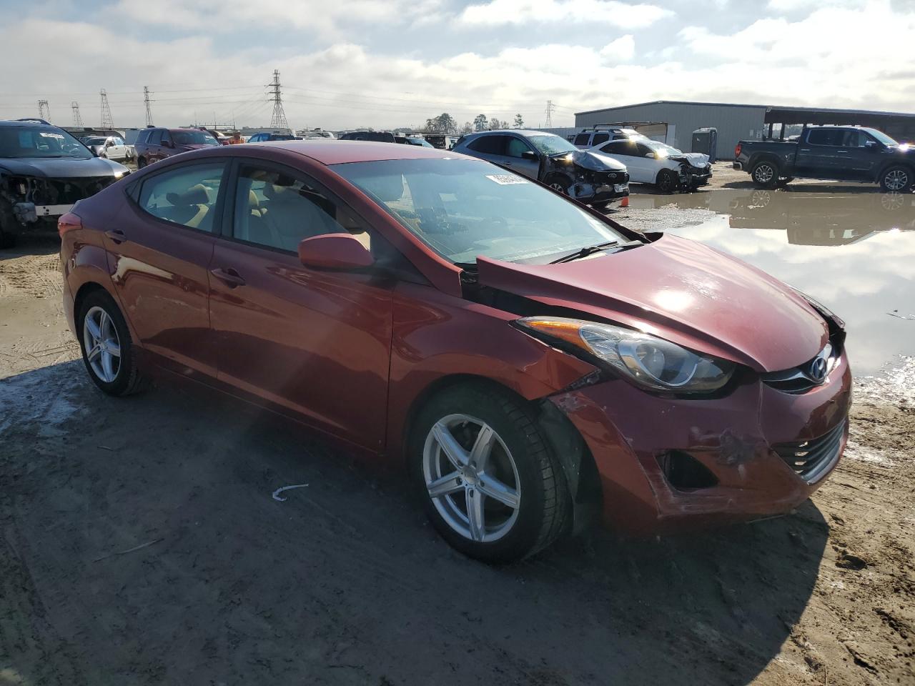 2012 Hyundai Elantra Gls VIN: KMHDH4AEXCU347243 Lot: 42540375