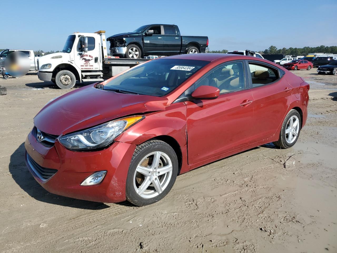 2012 Hyundai Elantra Gls VIN: KMHDH4AEXCU347243 Lot: 42540375