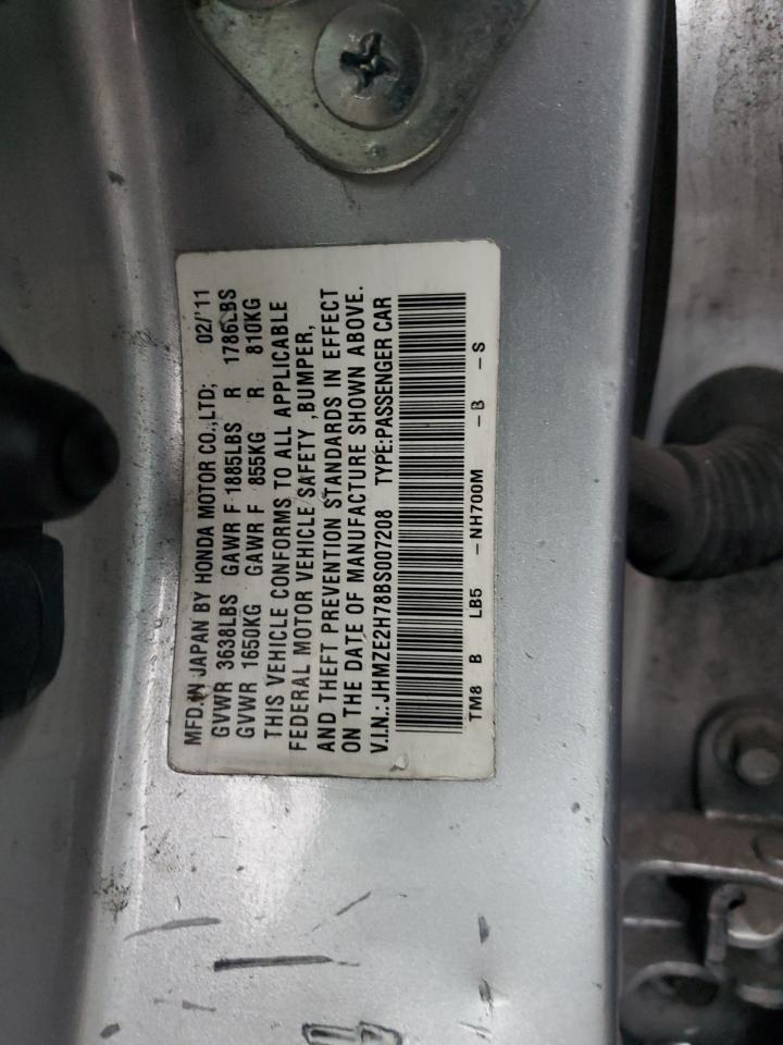 JHMZE2H78BS007208 2011 Honda Insight Ex