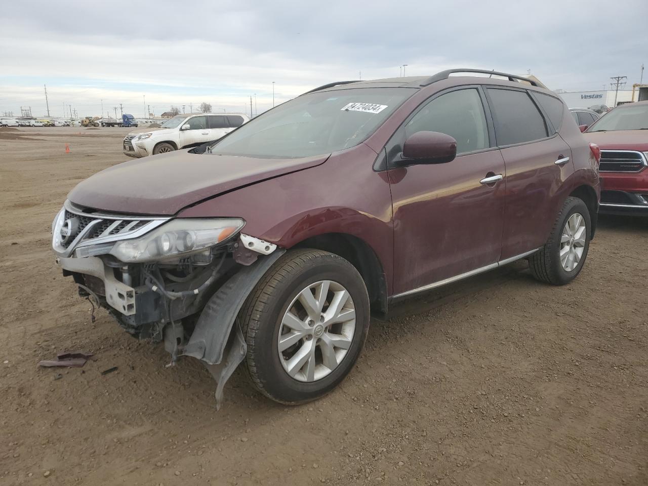 JN8AZ1MW6DW320817 2013 Nissan Murano S